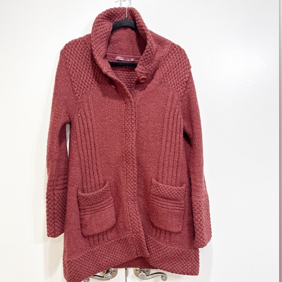prAna Elsin Sweater Cardigan Coat Size Medium - Picture 3 of 7